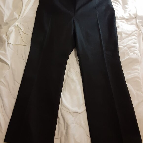 Reitmans The Iconic Slip On Boot Cut Leg Dress Pant Dark Gray Size 16P - Picture 1 of 7